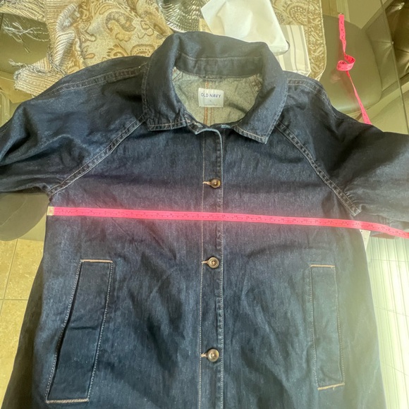 Old Navy Dark Blue Denim Coat - Picture 5 of 5